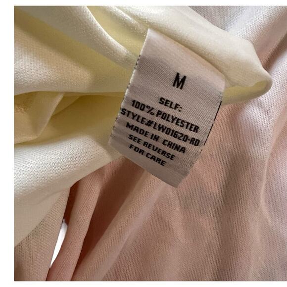 Aura Covered in Sunshine Floral Maxi Dress Pink Puff Sleeve Party Size Medium - Picture 10 of 10